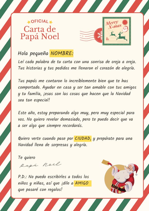 Carta-Papa-Noel-Sorpresa